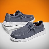 abordables Chaussures Décontractées à Lacets-Chaussures décontractées grises en maille pour homme, tige légère et respirante, semelle confortable et rembourrée, style décontracté moderne idéal au quotidien et en voyage.