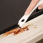 Недорогие Всё для уборки на кухне-Набор из 4 многофункциональных ручных щеток для уборки, прочные многоразовые пластиковые щетки с ручкой, щетина средней жесткости для кухни, ванной комнаты, дома. &amp;уборка на открытом воздухе