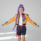  Zainspirowane K-popem Zainspirowany koreańskim idolem Gwiazda popu Kostium Fantazyjne przebranie Wirtualny idol for Damskie Doroślu Halloween Karnawał Spektakl Comic Con Anime Expo