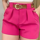 Χαμηλού Κόστους Καυτό σορτς-Γυναικεία Σορτσάκια Καλοκαιρινό σορτς Σορτς παραλίας Διακοπές Μοντέρνα Καθημερινά σύντομο Μεσαία Μέση Συμπαγές Χρώμα Σκέτο Φερμουάρ Τσέπη Ελαστική μέση Άνεση Γρήγορο Στέγνωμα Moale Ανελαστικό