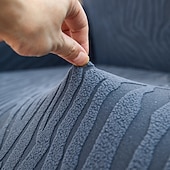 voordelige Sofadoek-Sokkenhoes van elastische jacquardstof met rokzoom, geschikt voor L-vormige banken, hoekbeschermer voor woonkamerbanken, antislip, wasbaar en stofwerend. Geschikt voor 1, 2, 3 of 4 zitplaatsen.