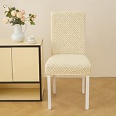 billiga Fåtöljskydd och armlöst stoltäckning-Matstolsöverdrag för hemmet polarfleece tyg stretchöverdrag sitsskydd stolsöverdrag mjukt halkfritt matstolsfodral