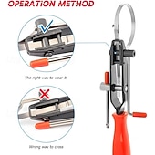 ieftine cleme și clești-2 buc clești de prindere pentru burduf CV de mare putere &amp;Trusă de scule pentru sertizarea și îndepărtarea furtunurilor auto pentru mașini, ATV-uri, UTV-uri, pentru mecanici &amp;pasionați de bricolaj,