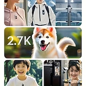 baratos Câmara de Ação-Câmera de polegar ultra HD 2.7K com tela IPS de 1,47 polegadas, gravação em loop, mini câmera de vlog portátil com suporte magnético, ideal para esportes, viagens, momentos em família e aventuras.