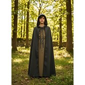 abordables Conjuntos-Medieval Renacimiento Capa Disfraz de lujo Sayo Caballero Vikingo caballero celta Disfraz Chico Celta Fantasía Víspera de Todos los Santos Carnaval Rendimiento LARP Feria Ren Niños Disfraz
