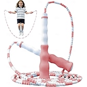  ugrókötél led lámpákkal fitnesz edzőeszközökhöz, gubancolódásmentes kötélugrás puha gyöngyös szegmenssel, prémium állítható ugrókötél gyerekeknek, nőknek, férfiaknak