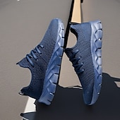 Χαμηλού Κόστους Καθημερινά Sneakers-Ανδρικά αθλητικά παπούτσια από κόκκινο mesh – ελαφριά και εύκαμπτα, κομψά και άνετα, ιδανικά για τρέξιμο και καθημερινή χρήση.