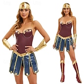  ρούχα για το φόρεμα cosplay ενηλίκων γυναικών αποκριάτικο καρναβάλι ημέρας ανεξαρτησίας / 4ης Ιουλίου πάρτι παράσταση μεταμφίεση μεταμφίεση