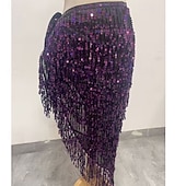 זול הלבשה לריקודי בטן-קרנבל 2026 ריו קרנבל בגדי ריקוד סמבה עם נצנצים נוצצים, חצאית מיני עם גדילים, תחפושת הופעה לפסטיבל ברזיל