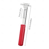 economico Utensili frutta e verdura-Strumento 2 in 1 per togliere il torsolo e pelare le mele, levatorsoli per peperoni rossi in acciaio inossidabile, levatorsoli multiuso per la cucina di casa, utensili da cucina per frutta e verdura