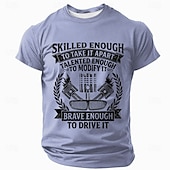 ieftine Tricouri Hobby-Bărbați Μηχανή Argou amuzant Tricou Manșon scurt Tricou Tipărire 3D Stil Nautic Cămașă Modă Zilnic Zilnic Stradă Albastru piscină Negru Trifoi Vară Primăvară Îmbrăcăminte S M L XL XXL XXXL