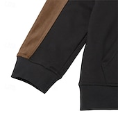  Férfi Teljes cipzáros kapucnis Taktikai kapucnis pulóver Fekete Sötétkék Kapucni Sima Cipzár Hétköznapi Napi Sport & Szabadtéri Poliészter Utcai sikk Menő Sportruházat Ősz Tavasz & Ősz Ruházat Pulcsik