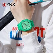 Недорогие Кварцевые часы-Мужчины Кварцевые Крупный циферблат Мода Наручные часы Светящийся Дайвинг Календарь Силикагель Часы