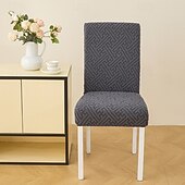 billiga Fåtöljskydd och armlöst stoltäckning-Matstolsöverdrag för hemmet polarfleece tyg stretchöverdrag sitsskydd stolsöverdrag mjukt halkfritt matstolsfodral