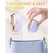 abordables Soins Personnels &amp; Santé-Coupe-ongles électrique 2 en 1, coupe-ongles automatique et polisseur électrique multifonctionnel avec 2 vitesses réglables pour seniors, enfants et adultes