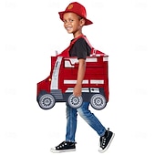 preiswerte Jungenkostüme-Karnevalskostüm Karriere Kostüme Kapuzensweatshirt Polizei Cosplay Kinder Unisex Halloween Karneval Buchwoche Leistung Pädagogisches Ankleiden Einfache Halloween-Kostüme Verkleiden