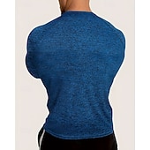 abordables T-shirts et Débardeurs de Course-Homme 250e anniversaire de l'Amérique Jour de l'Indépendance Lettre T-shirt de course T-shirt de compression Printemps Automne manche longue Séchage Rapide Compression Évacuation de l'Humidité