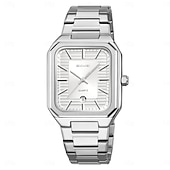 economico Orologi al quarzo-SKMEI Da uomo Orologio al quarzo Minimalista Moda Casual Affari Calendario Impermeabile Ora mondiale Decorazione Acciaio Guarda