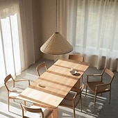 levne Design bubnu a kuželu-kuželové závěsné světlo, zúžená závěsná lampa z rýžového papíru 13,8", moderní stropní svítidlo s objímkou E26, bílý farmářský lustr do obývacího pokoje, jídelny, ložnice