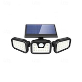 Недорогие Уличные огни-Уличные солнечные светильники с датчиком движения, прожекторы, охранные светильники на солнечных батареях, водонепроницаемость IP65.