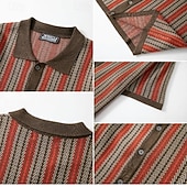 economico Camicie casual eleganti da uomo-Per uomo Camicia Tessuto Camicia casual Camicia con Bottoni Camicia Jacquard Rosso Blu marino Verde Manica Corta Semplice Colletto a Camicia Casuale Quotidiano Jacquard Abbigliamento Elegante Moda