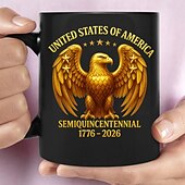 economico Tazze e tazzine-Tazza per il 250° anniversario degli Stati Uniti, regalo patriottico, tazza da caffè in ceramica per il cinquantenario, 17762026, America, 250° anniversario dell'indipendenza, regalo per uomini e