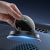 お買い得  家庭用品-滑り止めベース、ダッシュボードマウント、見やすい回転式デザイン、すべての車両に対応、PC素材、ナビゲーションサポート、ダッシュボードマウントを備えた多機能車載電話ホルダー