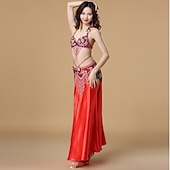 お買い得  トップとセット-サンバダンスウェア ベリーダンスパフォーマンスコスチュームセット パフォーマンスコスチューム