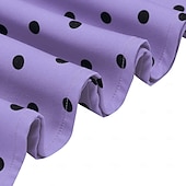 halpa Mekot-1950-luku Retro / vintage rockabilly Keskipäivä Swing -mekko Flare mekko Hihaton Pistekuvio Muotoonommeltu Keinu Naamiaispuku Naisten Karnevaali Ystävänpäivä Naamiaiset Loma Arkikäyttö Tyttöjen