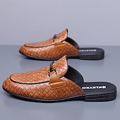 Недорогие Мужские клоги и мюли-Мужские красные лоферы из искусственной кожи, с текстурой под крокодиловую кожу, без шнурков, элегантная свадебная обувь, для торжественных случаев.