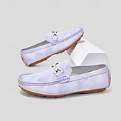 economico Mocassini casual-mocassini da uomo in similpelle viola: comode scarpe casual slip-on da indossare tutti i giorni e per eventi rilassati