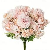 halpa Tekokukat-3 nippua ulkokäyttöön tarkoitettuja tekonurmi- ja pionikukkia, UV-suojattuja ja realistisia, sopivia sisä- ja ulkopuutarhan ikkunalaudoille keväällä, kesällä ja syksyllä häihin