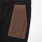 cheap Cargo Pants-Men's Cargo Pants Cargo Trousers Corduroy Pants Work Pants Suede Pants Patchwork Multi Pocket Straight Leg Plain Moisture Wicking Breathable Full Length Outdoor Daily Fashion Retro Vintage Black Blue