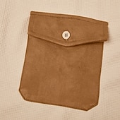 economico Camicie da lavoro da uomo-Per uomo Camicia Camicia a nido d'ape Camicia casual Camicia vintage Camicia con Bottoni Camicia cargo Nero Kaki Manica Lunga Blocco di colori Bavero All'aperto Casuale Patchwork Abbigliamento Moda