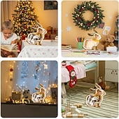 billige påske-Tresparegris av kanin for barn, uknuselig myntbøtte av tre for barn, søt pengebøtte, kaninbøtte til jul, bursdag, påskegaver, sparegrisleke for jenter, gutter