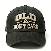cheap Event &amp; Party Supplies-Vintage Distressed Old &amp; Don't Care Cap, Classic Dad Hat Adjustable Cotton Retirement Baseball Cap, Cotton Dad Hat, Fun Adjustable Trucker Hats for Men Women, Funny Gifts