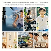 baratos Câmara de Ação-Câmera de polegar ultra HD 2.7K com tela IPS de 1,47 polegadas, gravação em loop, mini câmera de vlog portátil com suporte magnético, ideal para esportes, viagens, momentos em família e aventuras.