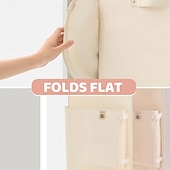 abordables Rangement et organisation-Organisateur de placard polyvalent en panneau de fibres, sac de rangement en panneau de fibres, cintres gain de place pour manteaux, costumes et doudounes