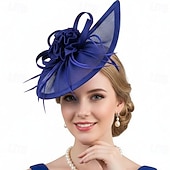 economico Fascinatori &amp; Cappelli-Cappello Fascinator affascinante Gentildonna Costume Per donna Mascherata Ascot Festival delle corse di cavalli Adulti Copricapo