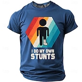 Χαμηλού Κόστους Σαρκαστικό Χιούμορ T-shirts-Ανδρικά Αστεία αργκό Μπλουζάκι Κοντομάνικο Κοντομάνικη μπλούζα 3D εκτύπωση Στρογγυλή Ψηλή Λαιμόκοψη Πουκάμισο Μοντέρνα Καθημερινά Καθημερινά Δρόμος Θαλασσί Μαύρο Πράσινο του τριφυλλιού