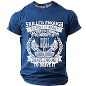 ieftine Tricouri Hobby-Bărbați Μηχανή Argou amuzant Tricou Manșon scurt Tricou Tipărire 3D Stil Nautic Cămașă Modă Zilnic Zilnic Stradă Albastru piscină Negru Trifoi Vară Primăvară Îmbrăcăminte S M L XL XXL XXXL