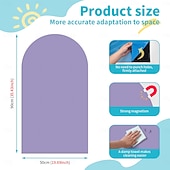 cheap Wall Stickers-Arch Magnetic Wall Decal for Kids Magnetic Chalk Board Sticker Magnet Chalkboard for Wall Peel and Stick Self Adhesive Blackboard Multifunctional for Playroom Home Office School