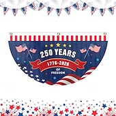 abordables EE. UU. 250.-Bandera de Estados Unidos conmemorativa del 250 aniversario, decoración de ambiente de patio, decoración patriótica, bandera de jardín al aire libre.