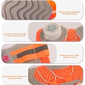 Недорогие Ботинки и защитники лап-2 регулируемые по размеру собачьи ботинки с застежкой-кнопкой - водостойкие &amp;Летние сапоги из сетчатого материала, нескользящая подошва для паркетных полов, дышащая защита лап, для мелких и средних