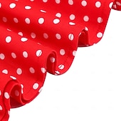 cheap Dresses-1950s Retro Vintage Rockabilly Midi Swing Dress Flare Dress Sleeveless Polka dots Fit &amp; Flare Swing Fancy Dress Women's Carnival Valentine's Day Masquerade Vacation Dailywear Bachelorette Party