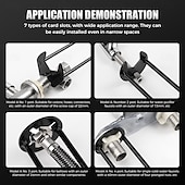 cheap Wrench-2 Pcs Multifunctional Sink Wrench, Sink Wrench Faucet Tool Plumbing Tool, Under Basin Sink Faucet Wrench Tight Spaces for Kitchen and Bathroom