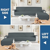 tanie Pokrowce na sofę-Wodoodporny, antypoślizgowy pokrowiec na sofę dla zwierząt, mata dla psa, ochraniacz na sofę, pokrowiec na lewą i prawą leżankę