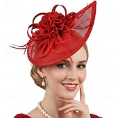 economico Fascinatori &amp; Cappelli-Cappello Fascinator affascinante Gentildonna Costume Per donna Mascherata Ascot Festival delle corse di cavalli Adulti Copricapo
