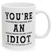cheap Mugs &amp; Cups-Funny Gift Mug for Mom Mother's Day Surprise Ceramic Coffee Cup You're An Incredible Mother What An Amazing Person You Are Best Gift Coffee Mug