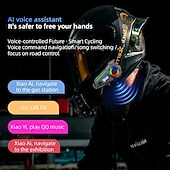 baratos Acessórios para motociclos e quadriciclos-Novo capacete K19 com fones de ouvido, câmera veicular, alto-falante Bluetooth, rádio FM, fones de ouvido, gravador Wi-Fi sem fio e acessórios para motocicleta.